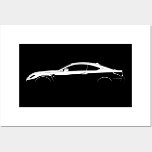 Lexus RC F Silhouette Posters and Art